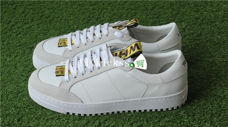 Off White Low Top Sneaker White